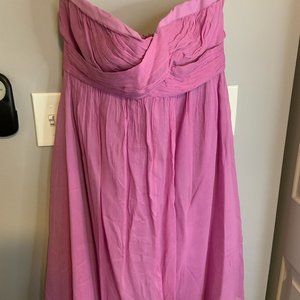 J.Crew Strapless dress Pink Wedding Guest Dress Size For Special Occasion Dress
